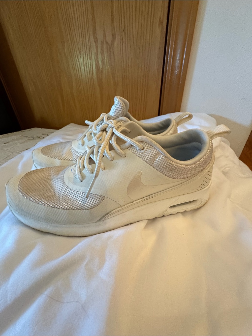 Nike Women’s Light Cream Athletic Sneakers